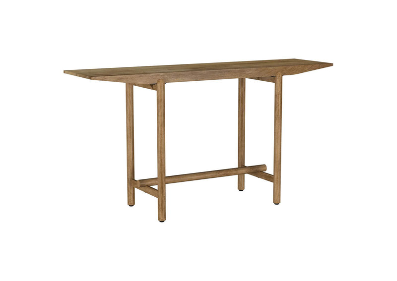 930128 Darius Solid Wood Entryway Console Table Natural Mango