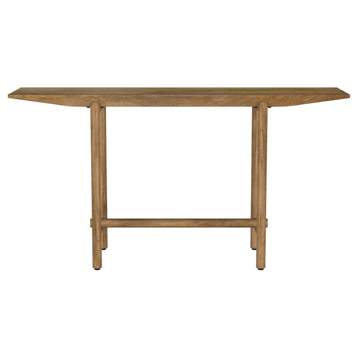 930128 Darius Solid Wood Entryway Console Table Natural Mango