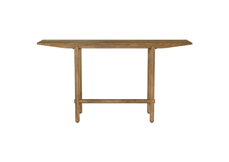 930128 Darius Solid Wood Entryway Console Table Natural Mango