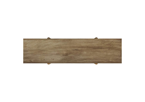 930128 Darius Solid Wood Entryway Console Table Natural Mango