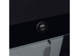 930209 Danbury 3-drawer Makeup Vanity & Stool Set Black High Gloss