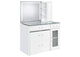 930218 Flora 2-drawer Vanity Set with LED Mirror White High Gloss