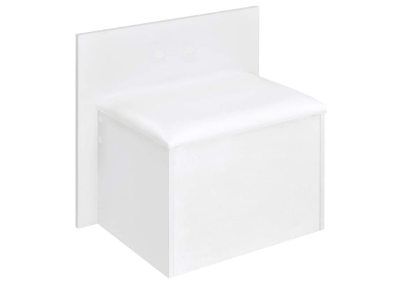 930218 Flora 2-drawer Vanity Set with LED Mirror White High Gloss
