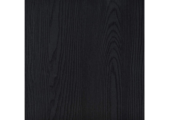 930276 Clower Engineered Wood C-Shaped Sofa Side Table Black