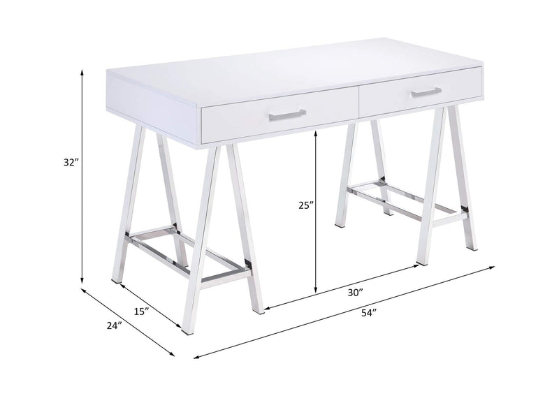 93047 Coleen Writing Desk with USB