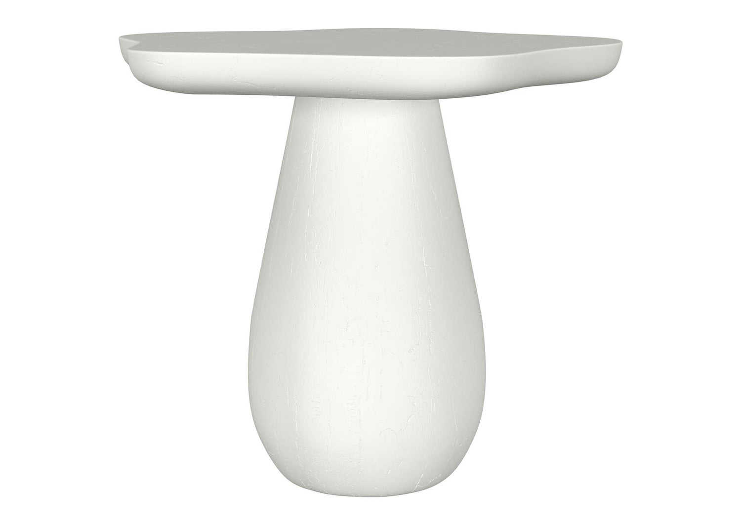 930615 Perth 17-inch Side Table with Cloud-Shaped Top Off White