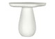 930615 Perth 17-inch Side Table with Cloud-Shaped Top Off White