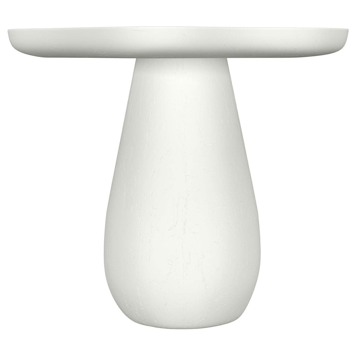 930615 Perth 17-inch Side Table with Cloud-Shaped Top Off White