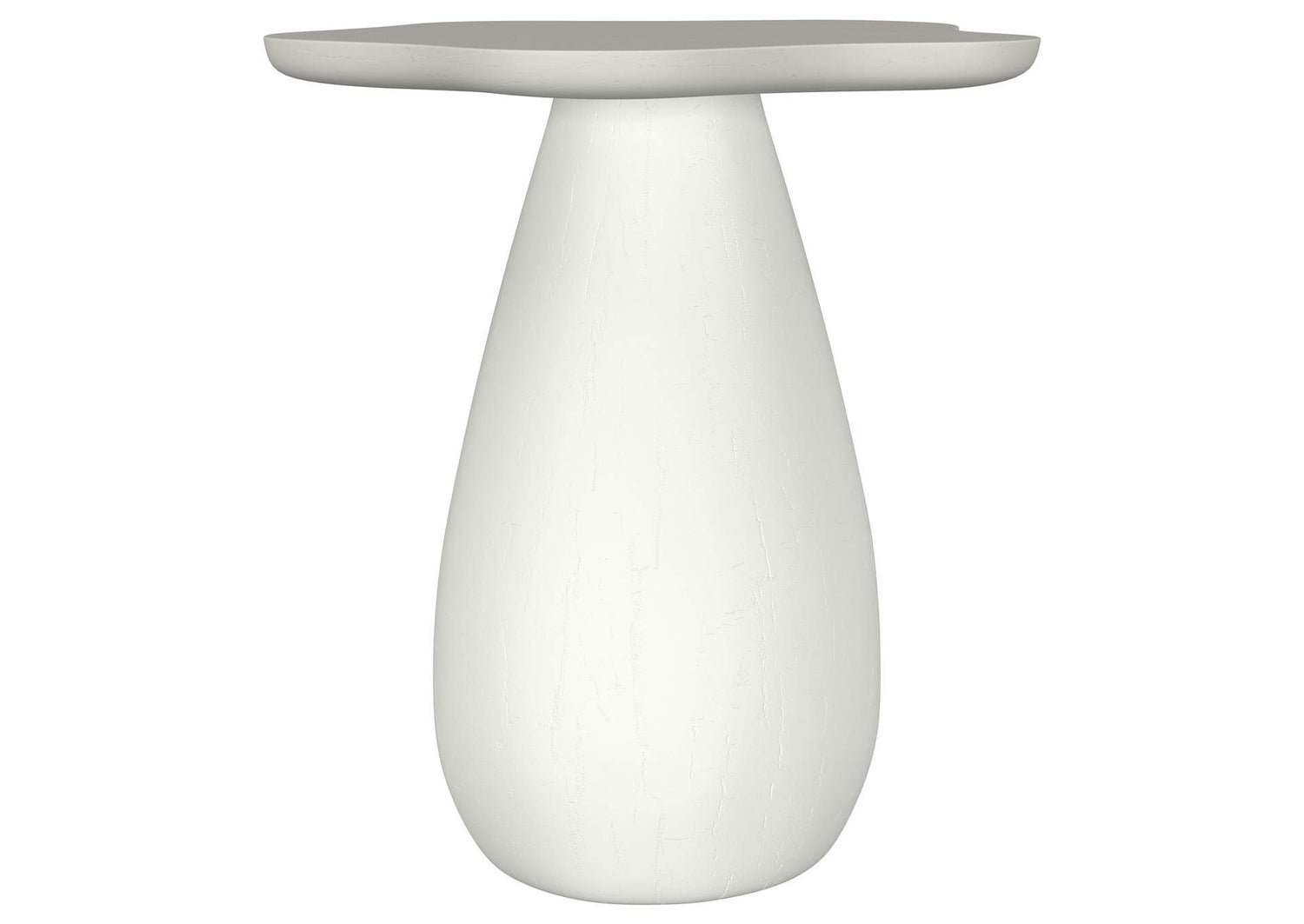 930616 Perth 20-inch Side Table with Cloud-Shaped Top Off White