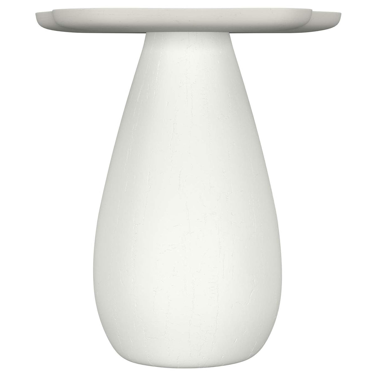 930616 Perth 20-inch Side Table with Cloud-Shaped Top Off White