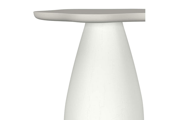 930616 Perth 20-inch Side Table with Cloud-Shaped Top Off White
