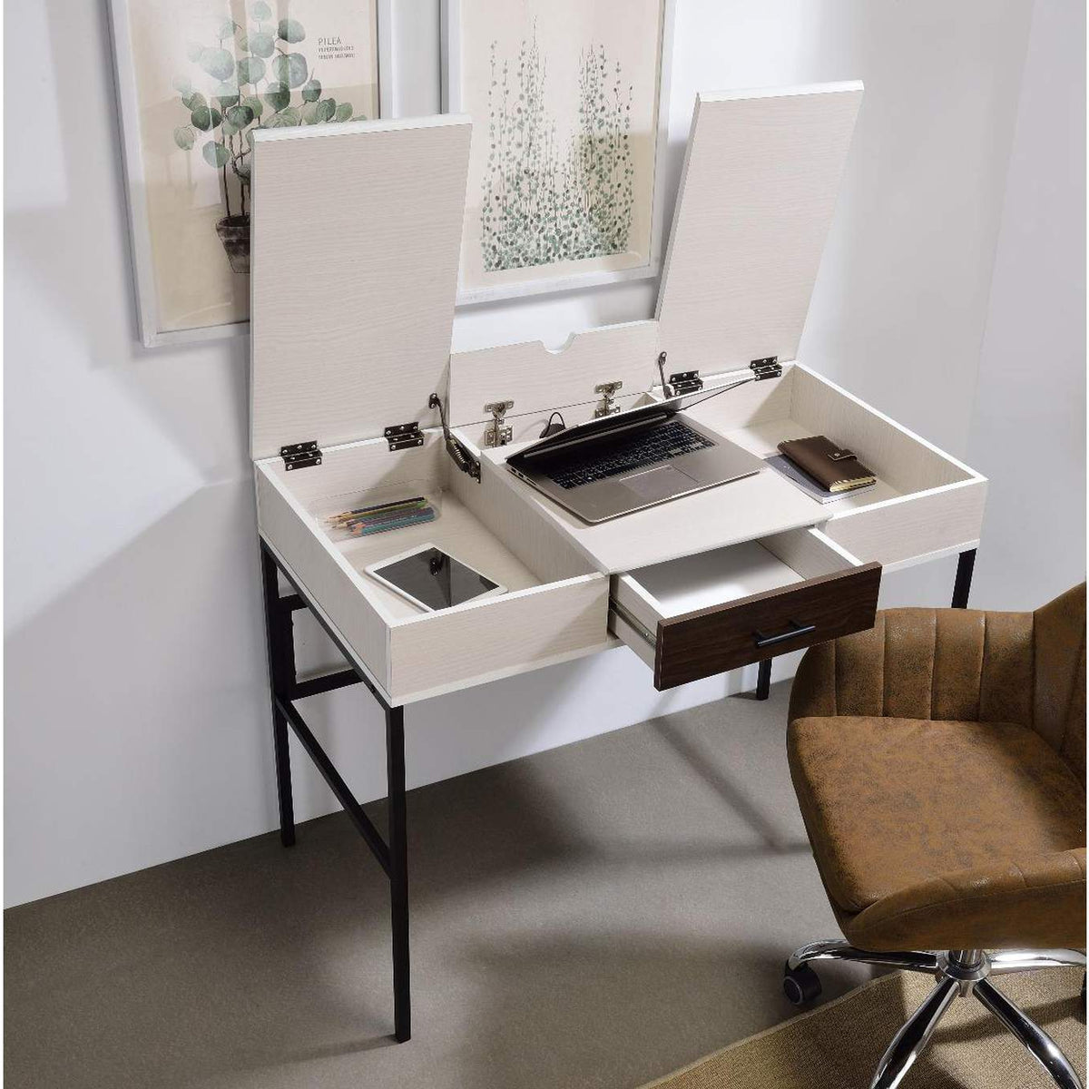 93090 Verster Writing Desk with USB