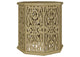 931148 Torres Octagonal Solid Mango Wood Side Table Natural Brown