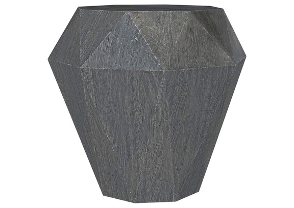 931159 Jacinto Octagonal Solid Mango Wood Side Table Grey