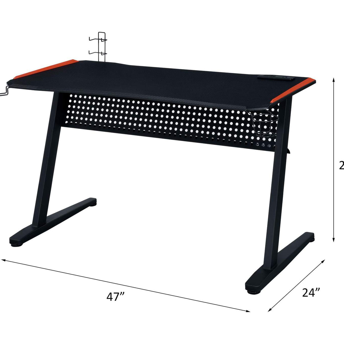 93125 Dragi Gaming Desk with USB
