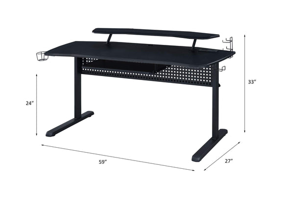 93132 Vildre Gaming Desk with USB