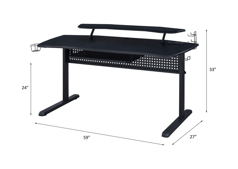 93132 Vildre Gaming Desk with USB