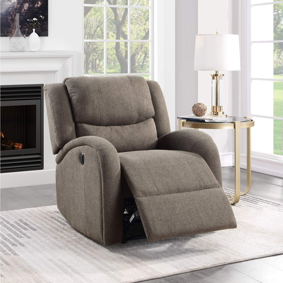 9316BR-1PW Foxcroft Power Reclining Chair