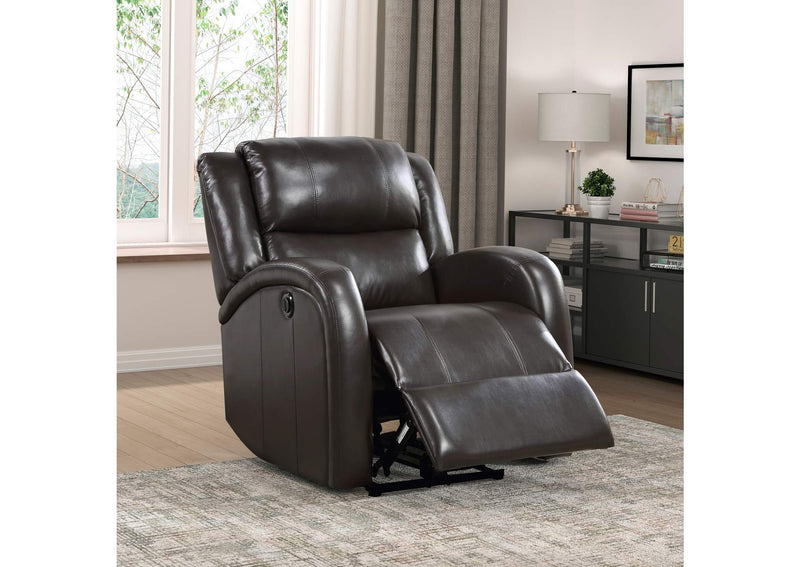 9316PUBR-1PW Foxcroft Power Reclining Chair