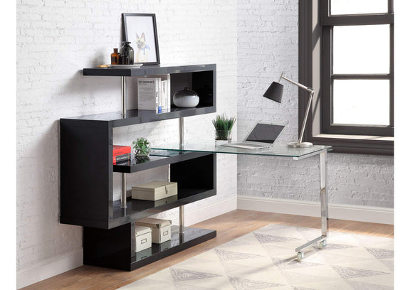 93177 Buck Ii Writing Desk with Bookshelf