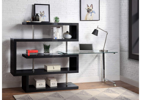 93177 Buck Ii Writing Desk with Bookshelf