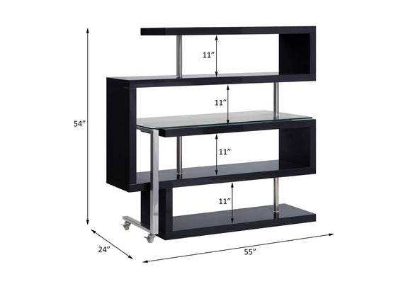 93177 Buck Ii Writing Desk with Bookshelf
