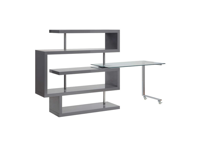 93181 Buck Ii Writing Desk with Bookshelf