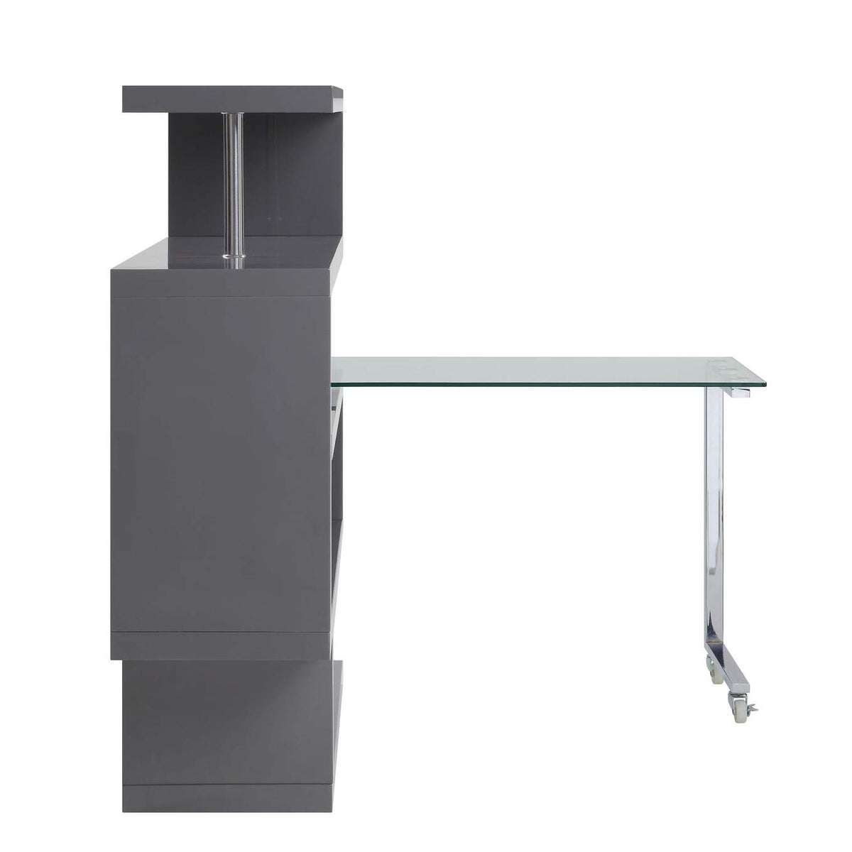 93181 Buck Ii Writing Desk with Bookshelf