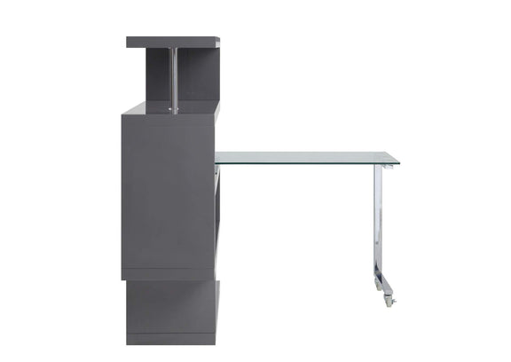 93181 Buck Ii Writing Desk with Bookshelf