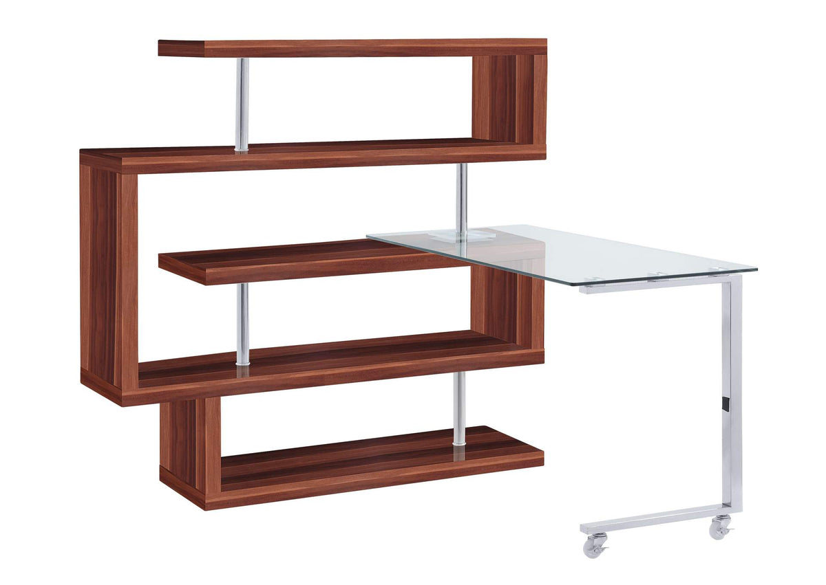 93183 Buck Ii Writing Desk with Bookshelf