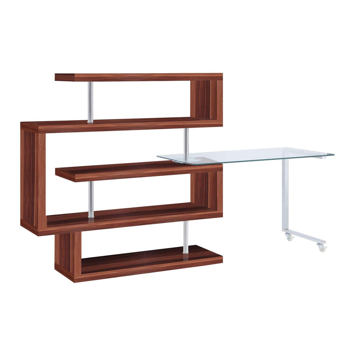 93183 Buck Ii Writing Desk with Bookshelf