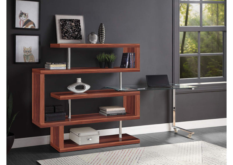 93183 Buck Ii Writing Desk with Bookshelf