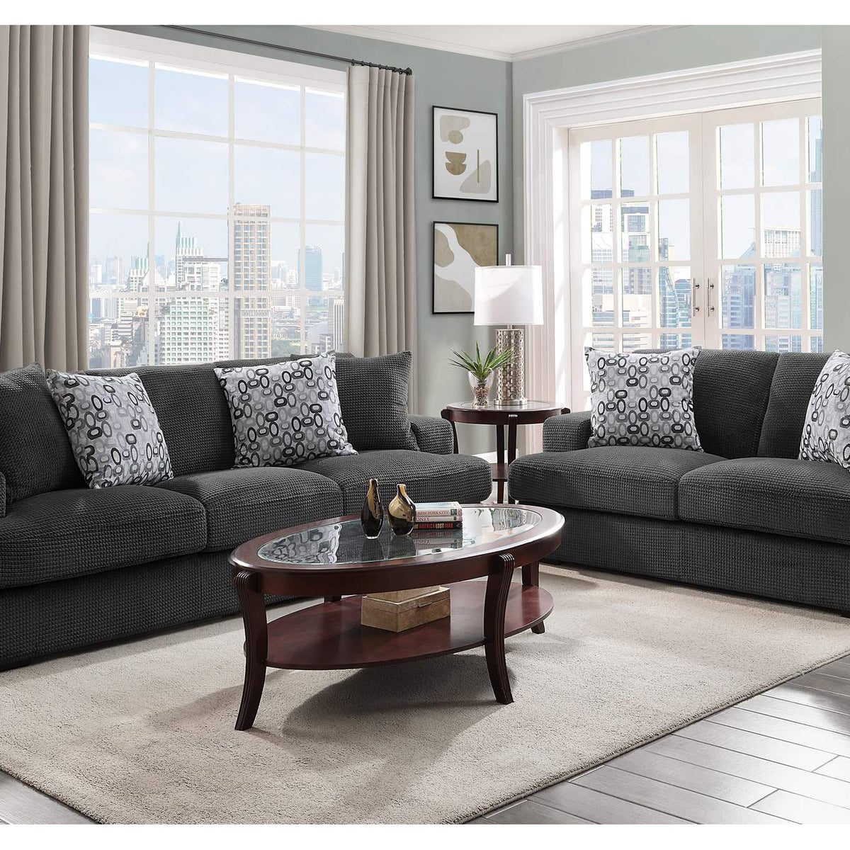 9318CBN-2 Rivermeade Love Seat