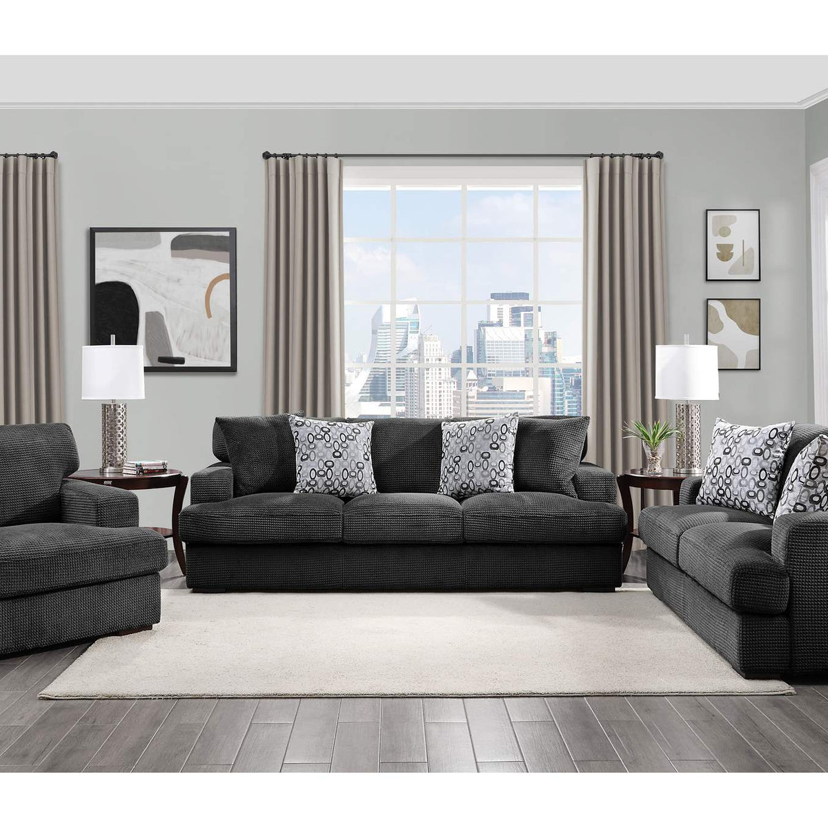 9318CBN-2 Rivermeade Love Seat