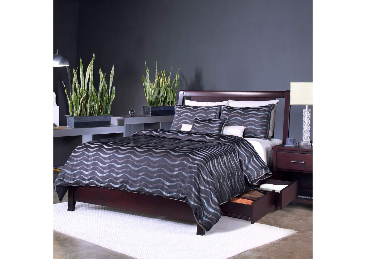 NV23D7 Nevis Low Profile Storage Bed In Espresso