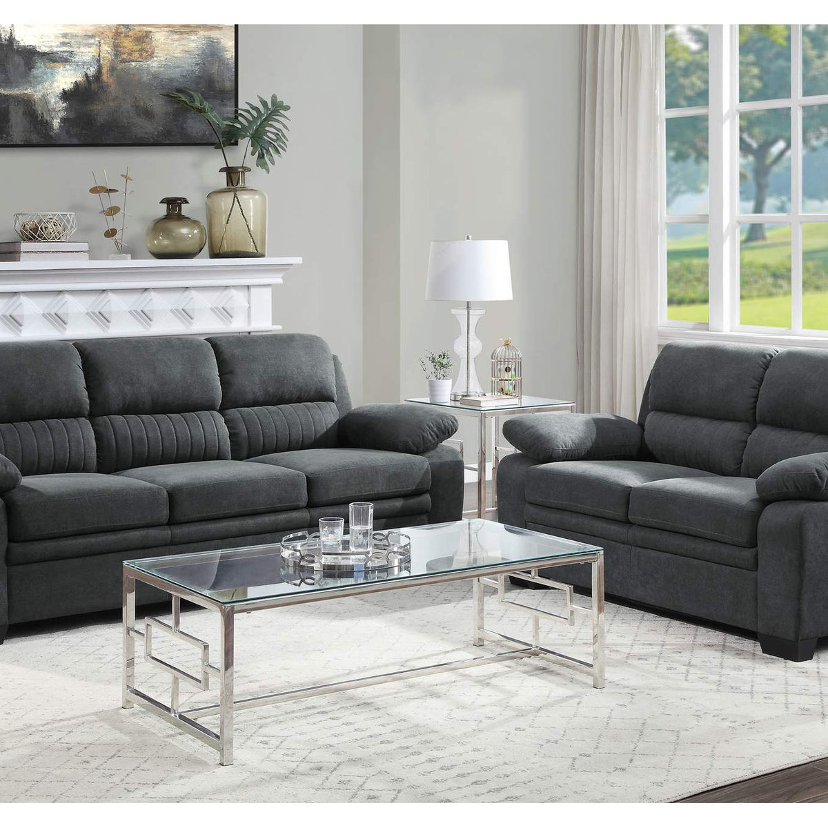 9333DG-2 Holleman Love Seat
