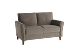 9348BRW-2 Dunleith Love Seat