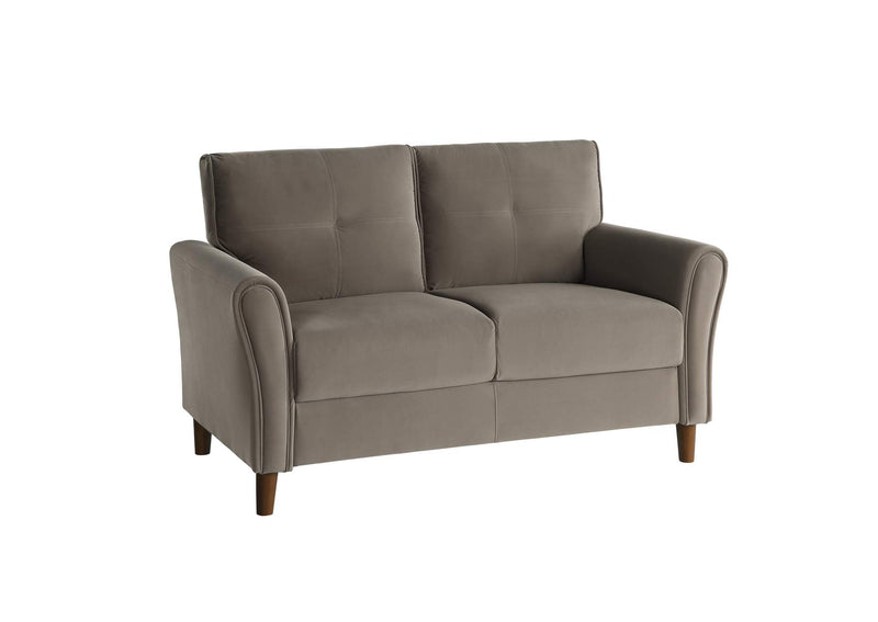 9348BRW-2 Dunleith Love Seat