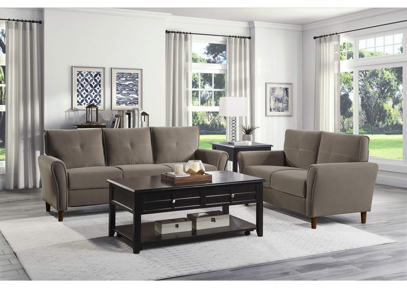 9348BRW-3 Dunleith Sofa