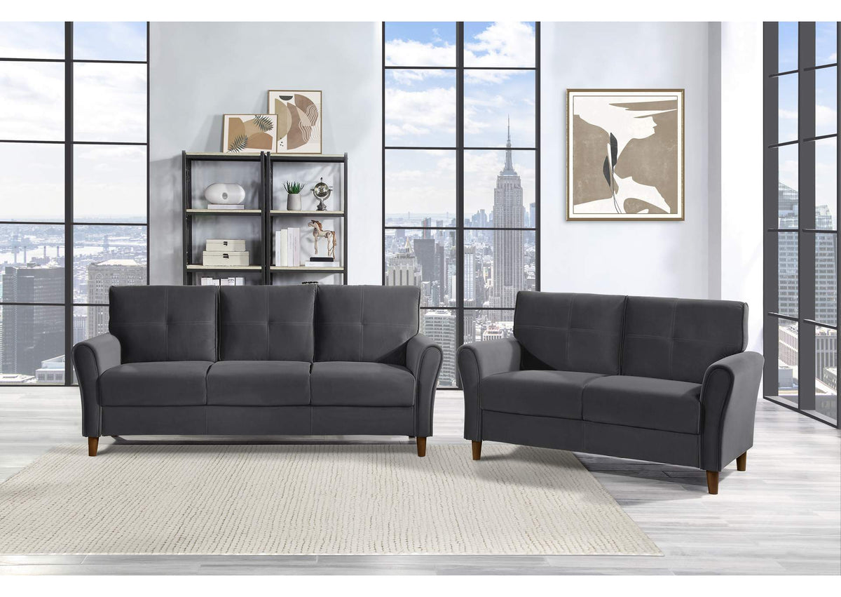 9348GRY-2 Dunleith Love Seat