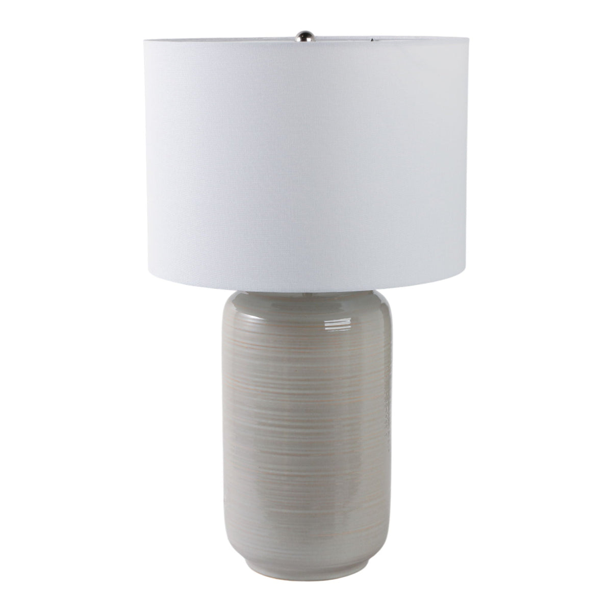 26" Ceramic Table Lamp - Beige
