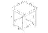 935933 Umbridge Upholstered Square Padded Cushion Vanity Stool