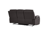 9368BRW-3 Dawson Double Reclining Sofa