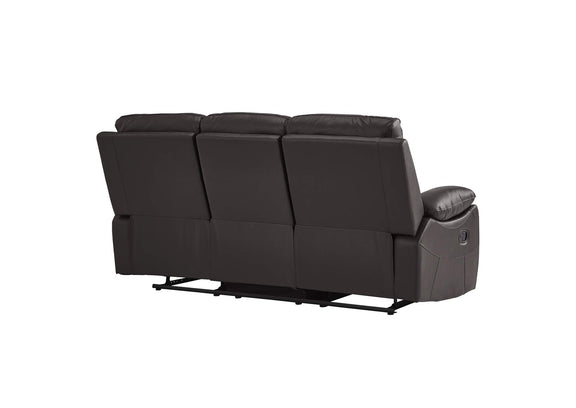 9368BRW-3 Dawson Double Reclining Sofa