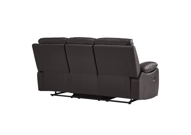 9368BRW-3 Dawson Double Reclining Sofa