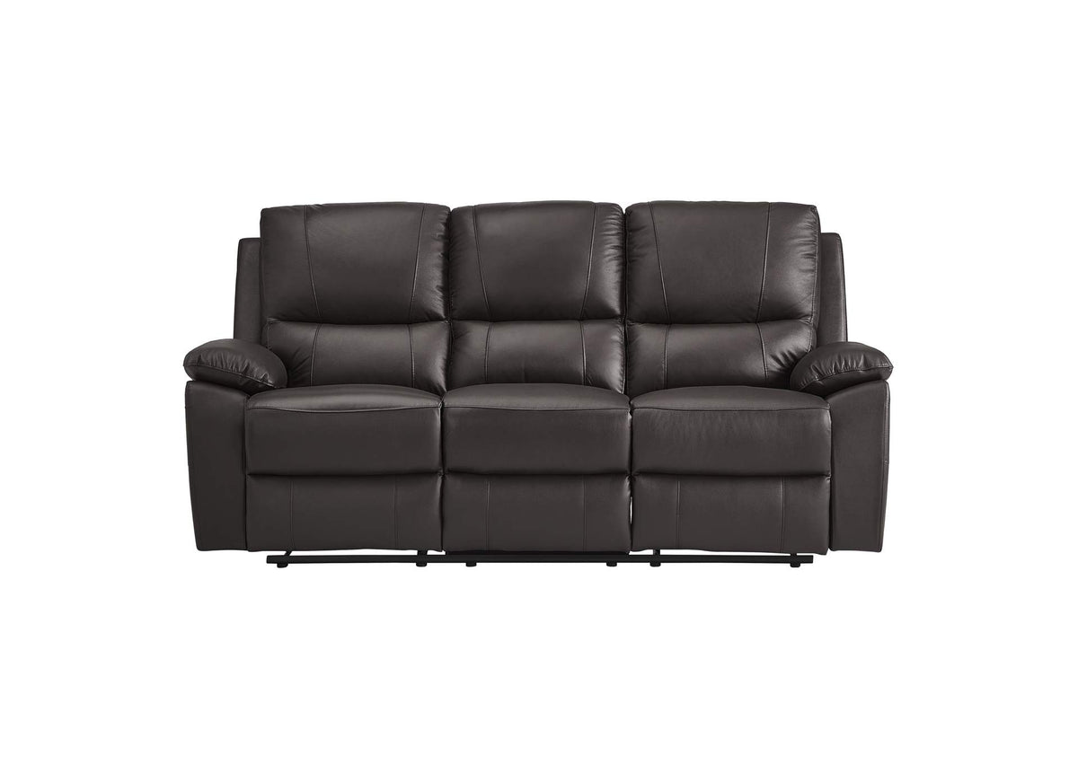 9368BRW-3 Dawson Double Reclining Sofa