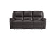 9368BRW-3 Dawson Double Reclining Sofa