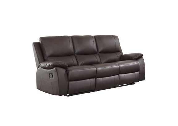 9368BRW-3 Dawson Double Reclining Sofa