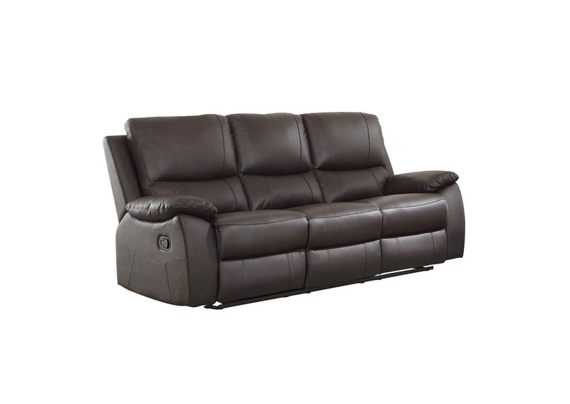 9368BRW-3 Dawson Double Reclining Sofa