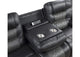9388GRY-3 Fabian Double Reclining Sofa with Center Drop-Down Cup Holders, Receptacles and USB Ports